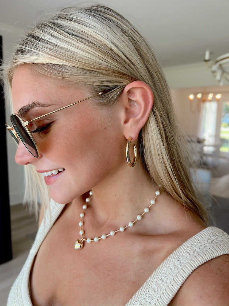 Always Classy Medium Hoop Earrings