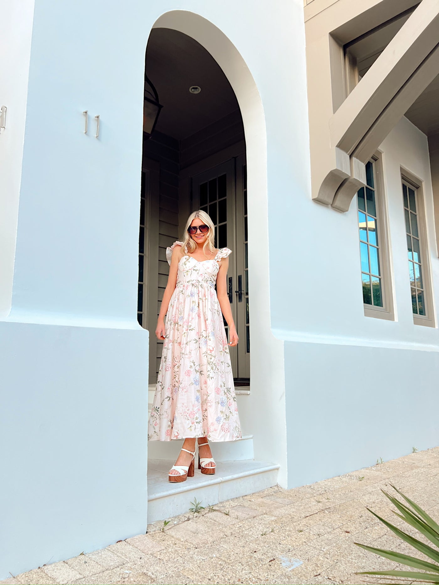 A Beautiful Feeling Floral Maxi Dress