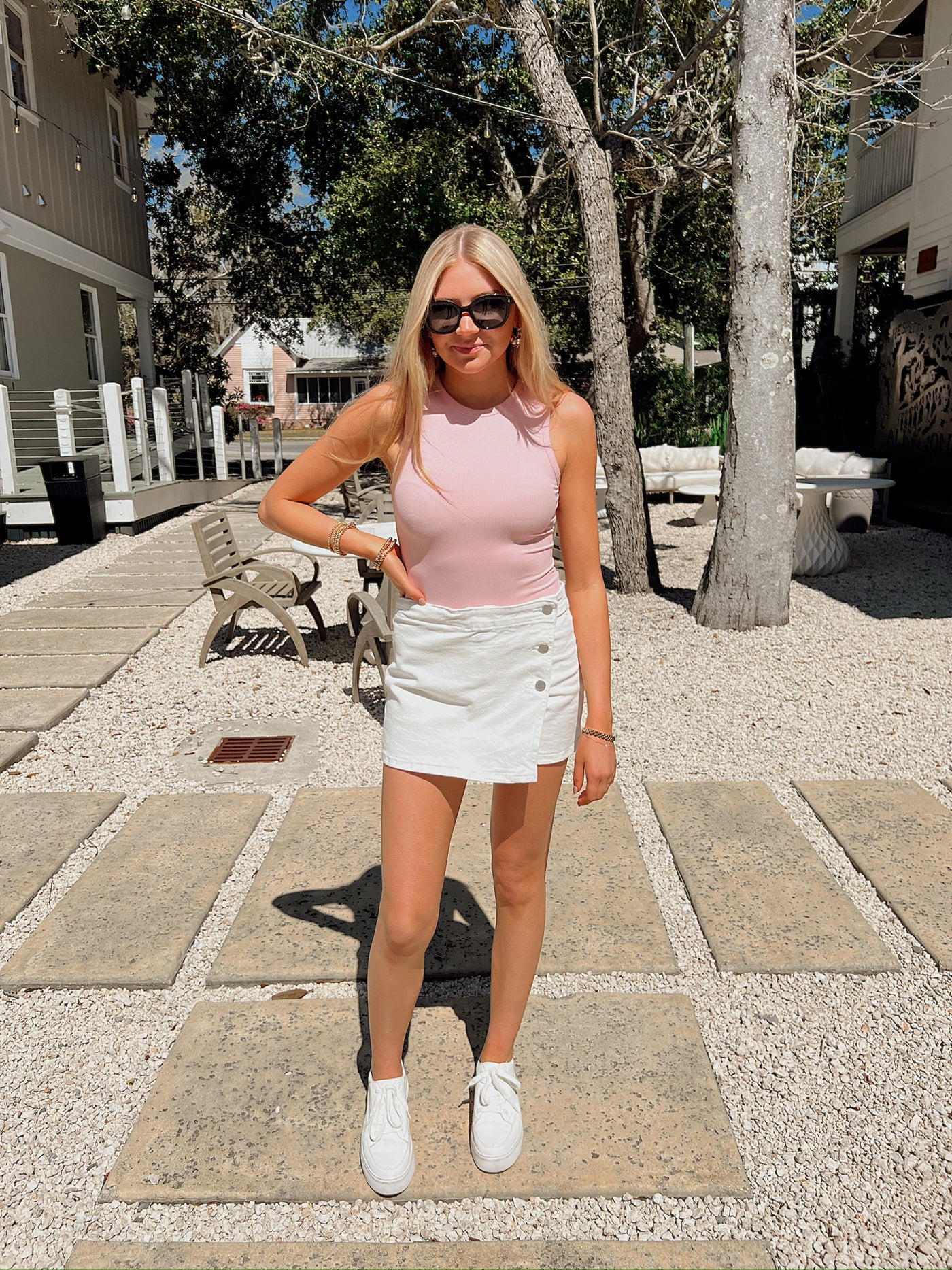 The Journey Continues High Rise Skort