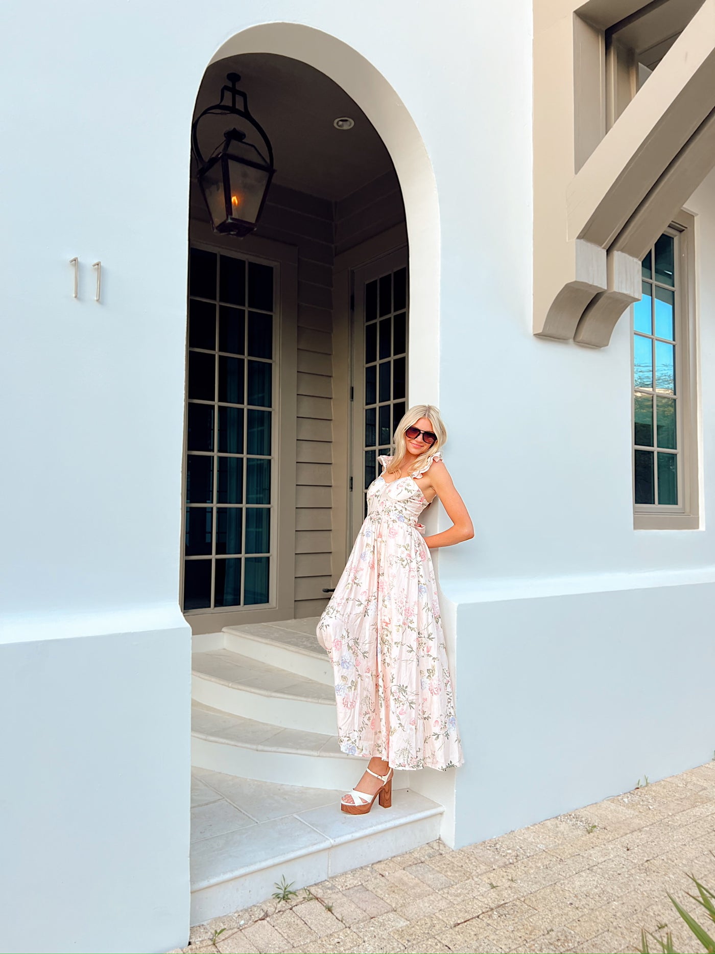 A Beautiful Feeling Floral Maxi Dress