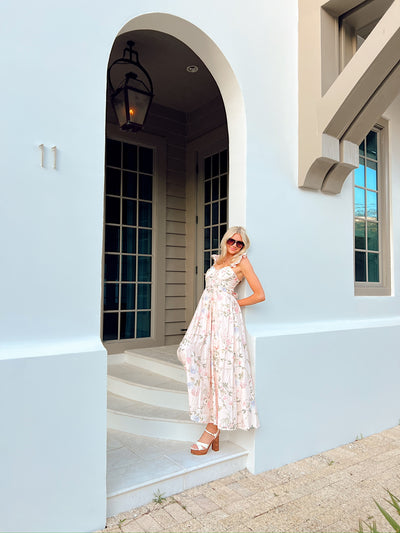 A Beautiful Feeling Floral Maxi Dress
