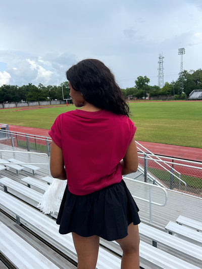 Gameday Cropped Terry Top