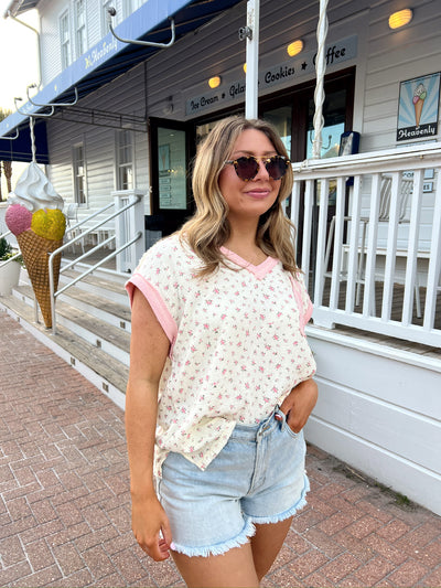 Radiate Good Vibes Floral Top