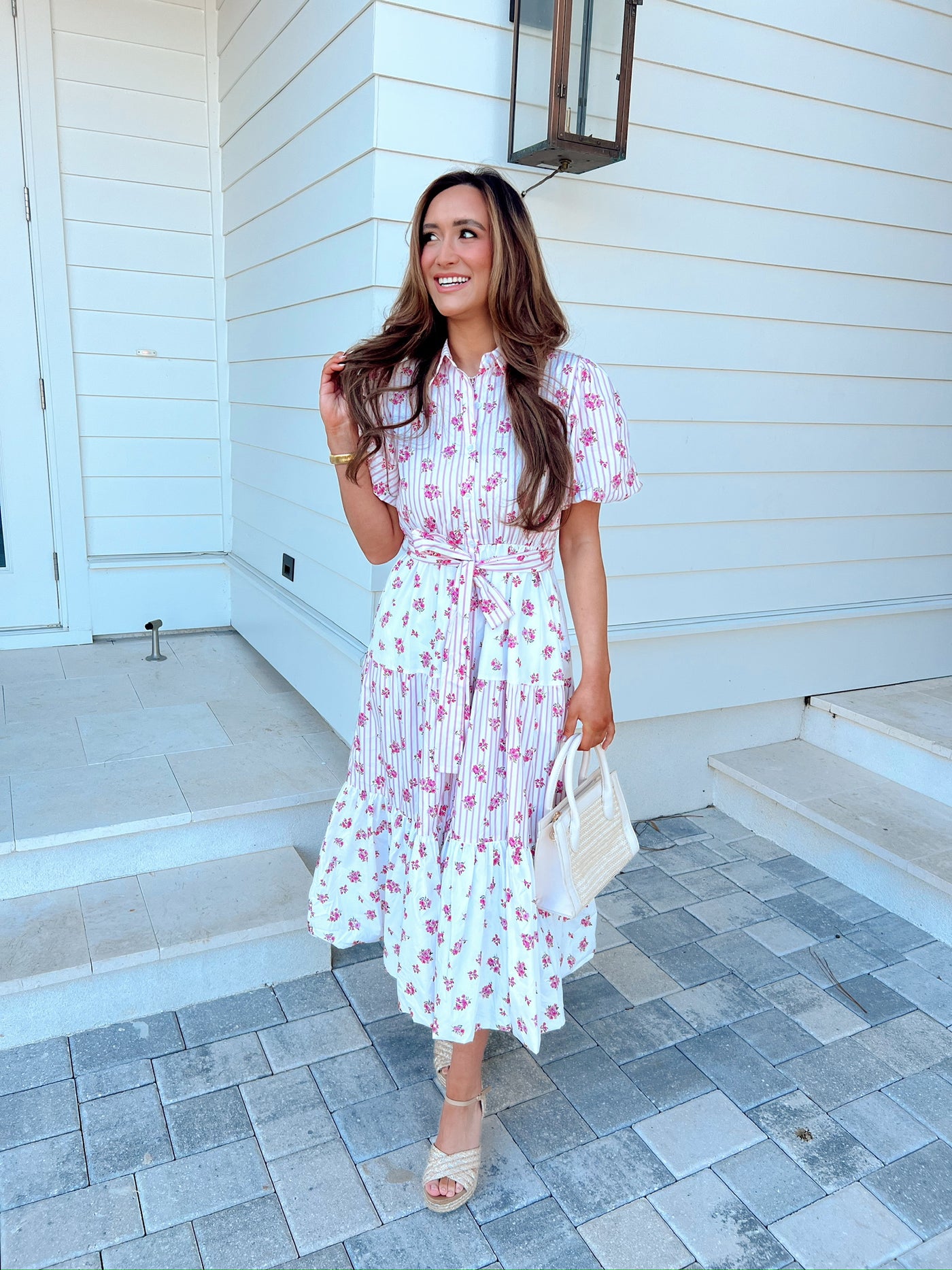 Leaving You Breathless Floral Midi Dress
