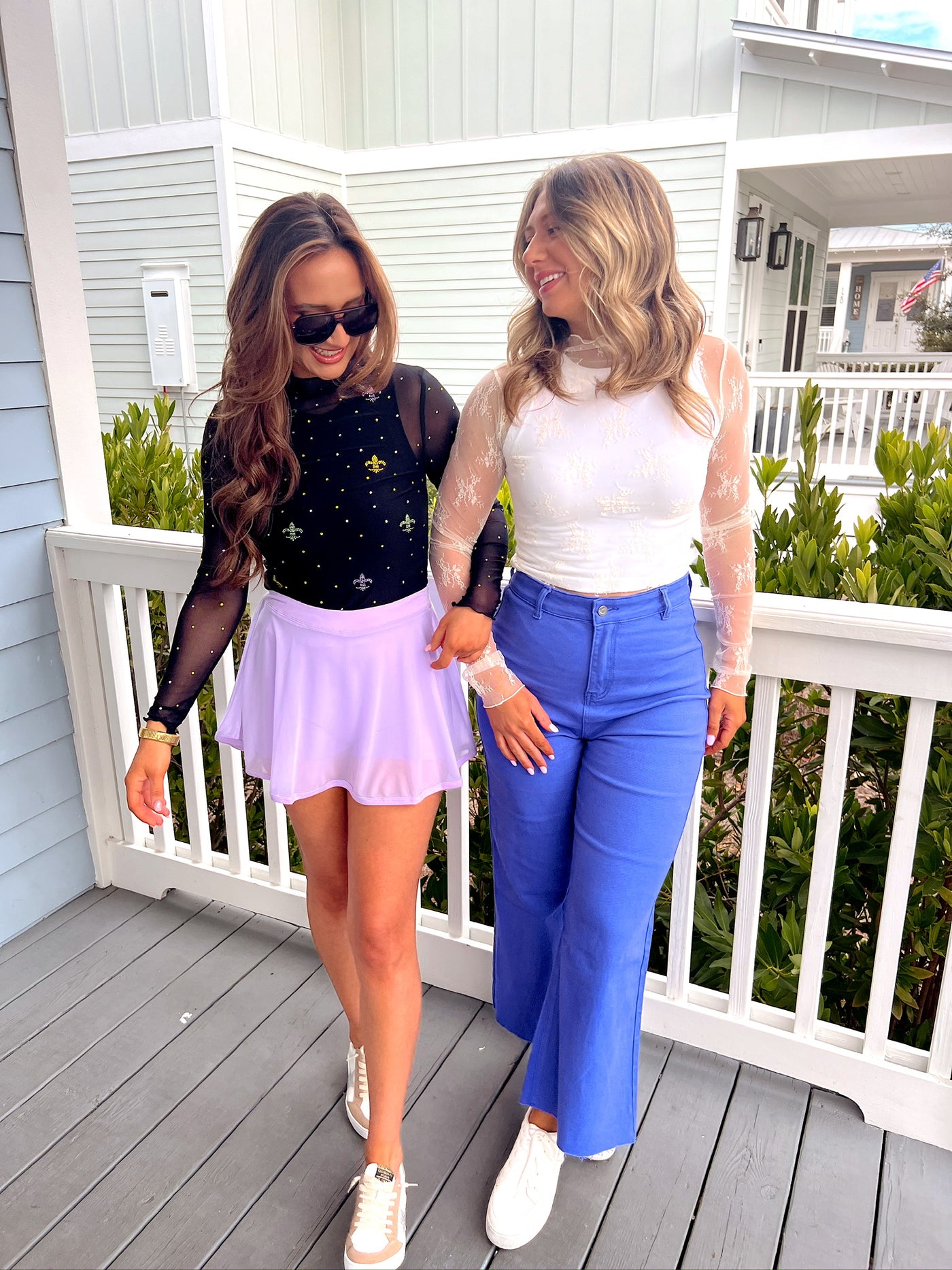 Go With The Flow Mesh Skorts