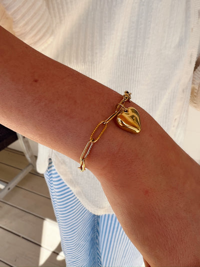 Battle For Love Heart Bracelet