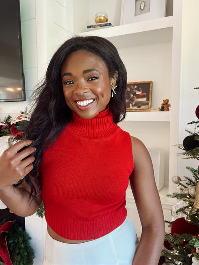 Polished Ease Turtleneck Sweater Top