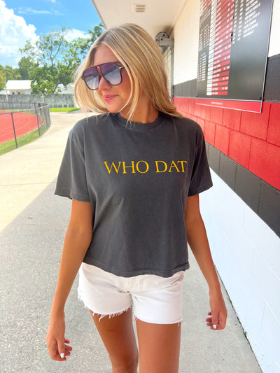 Who Dat Graphic Top