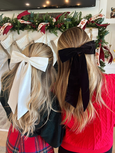 Velvet Ribbon Hair Clip
