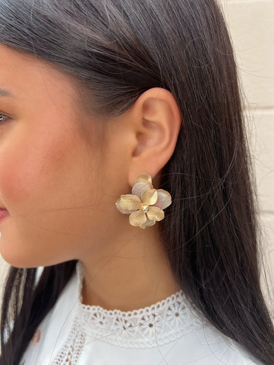 Blissful Bloom Acrylic Flower Earrings