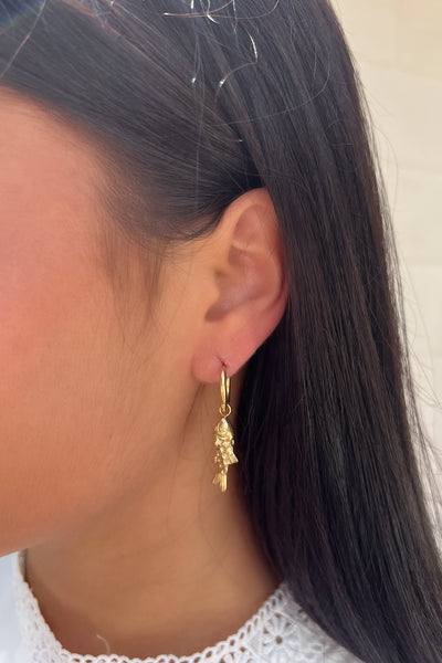 Perfect Catch Fish Drop Earrings