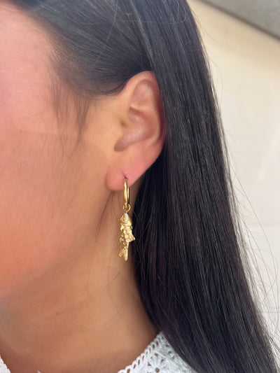 Perfect Catch Fish Drop Earrings