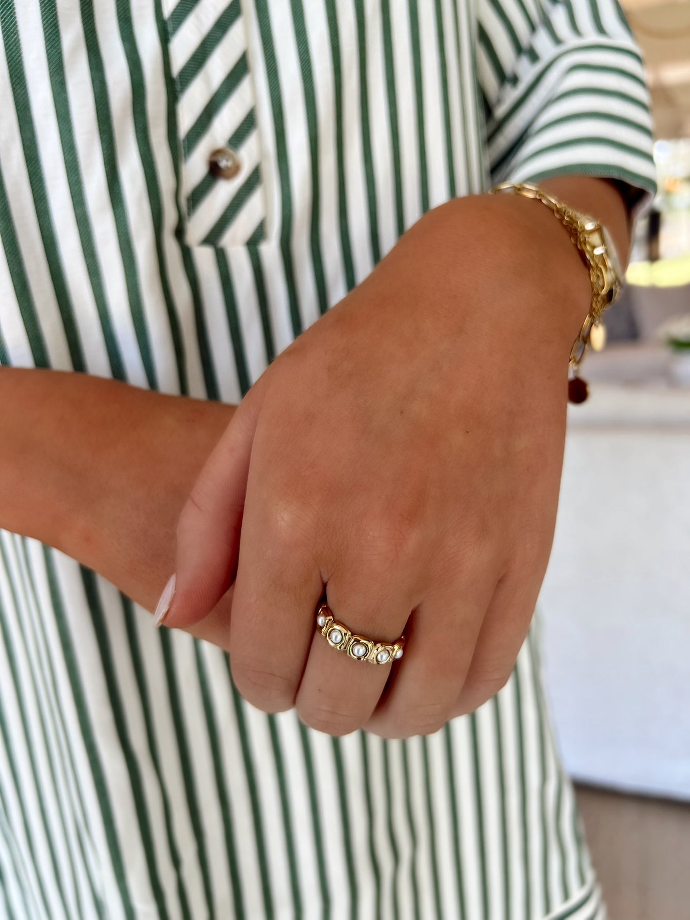 Queening Out Pearl Ring