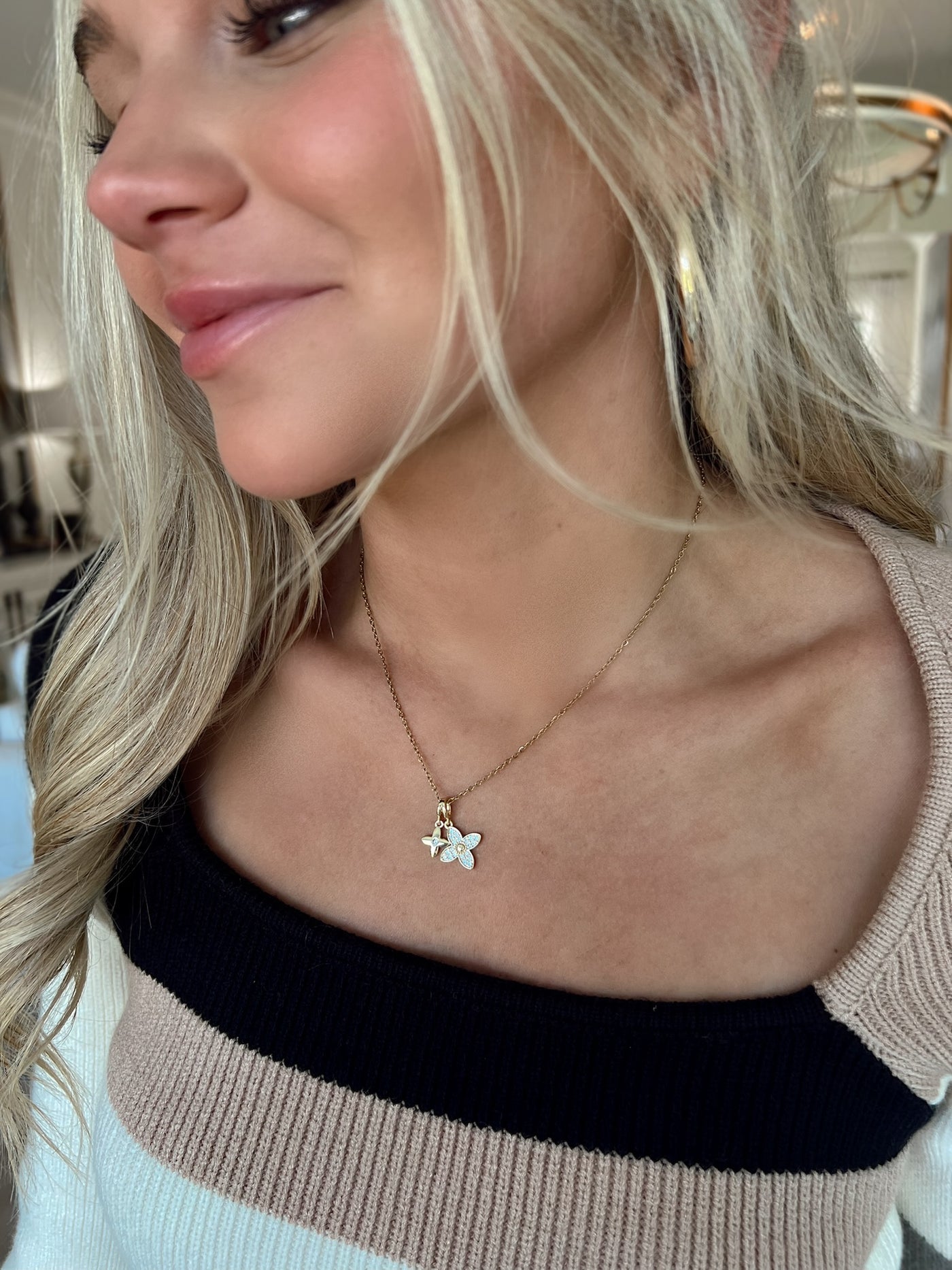 Pretty As A Flower Necklace