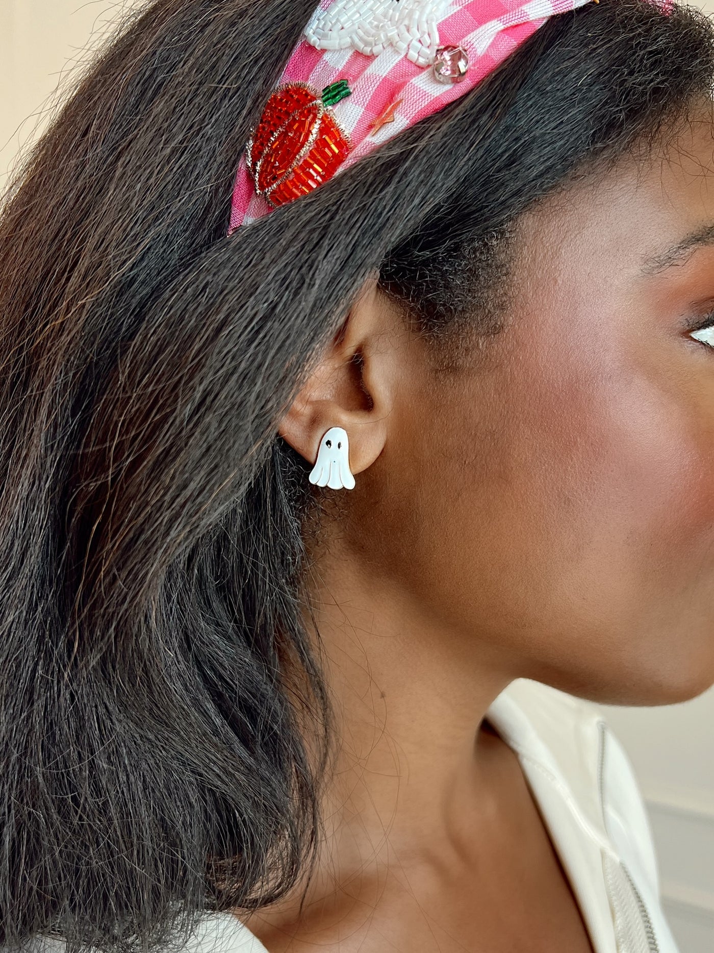 Halloween Gold Stud Earrings