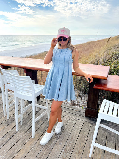 Heard A Rumor Denim Mini Dress