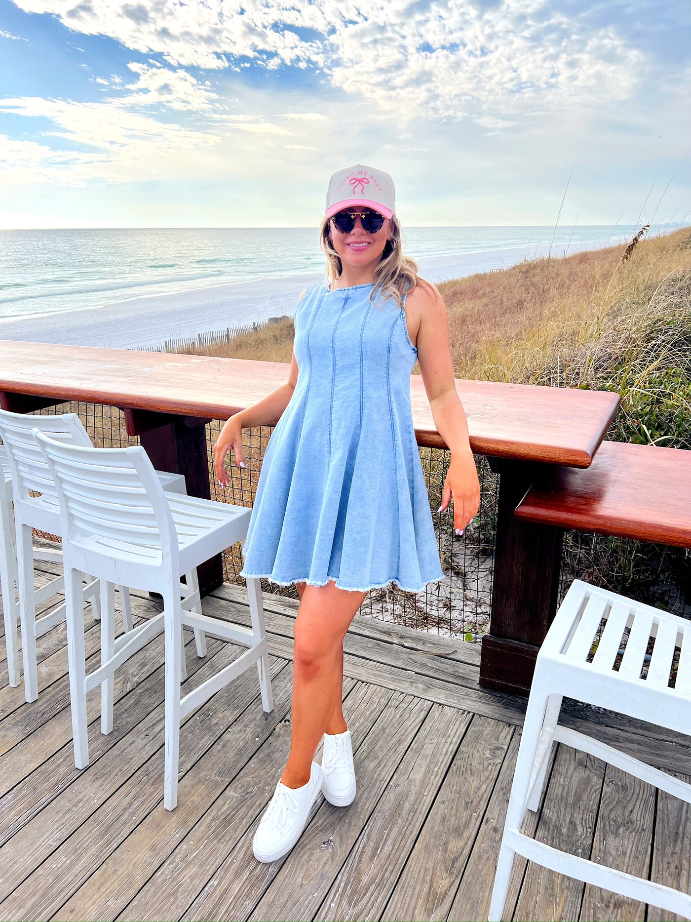Heard A Rumor Denim Mini Dress
