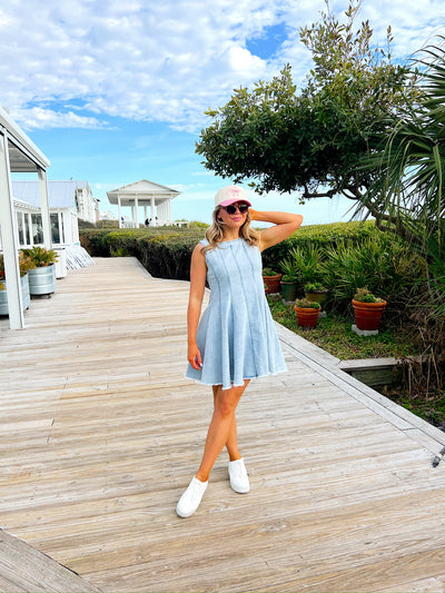 Heard A Rumor Denim Mini Dress
