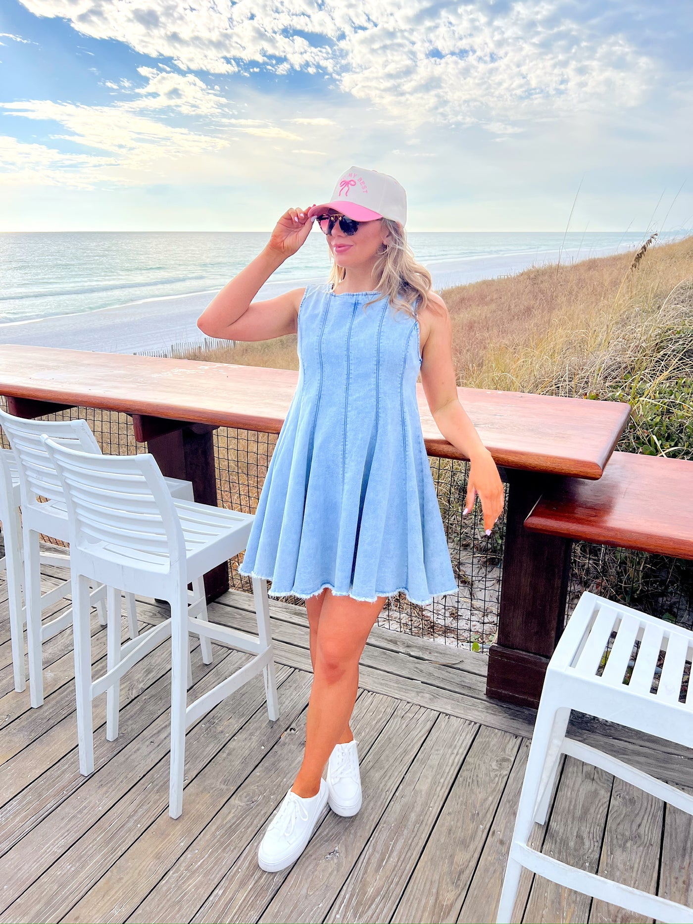 Heard A Rumor Denim Mini Dress
