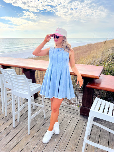 Heard A Rumor Denim Mini Dress