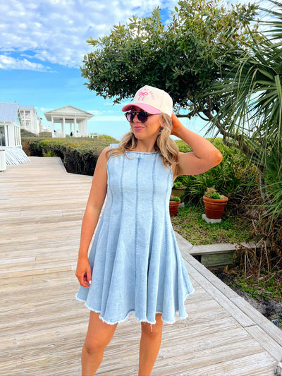 Heard A Rumor Denim Mini Dress