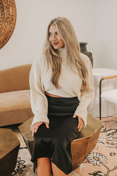 Fact Or Fiction Knit Sweater
