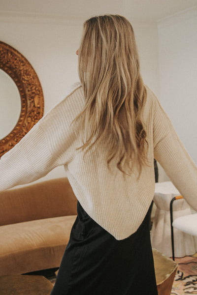 Fact Or Fiction Knit Sweater
