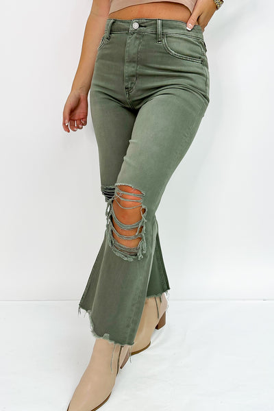 Live For The Moment Crop Jeans