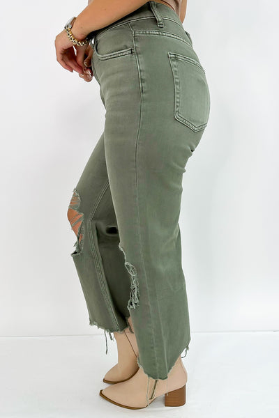 Live For The Moment Crop Jeans