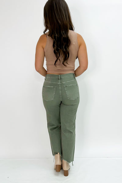 Live For The Moment Crop Jeans