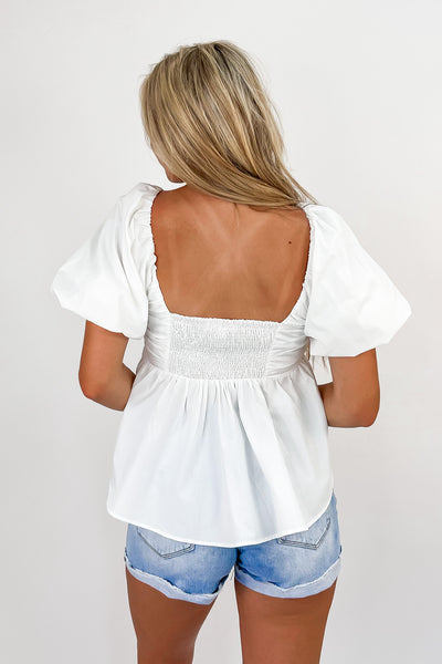 Embracing Perfection Peplum Babydoll Top