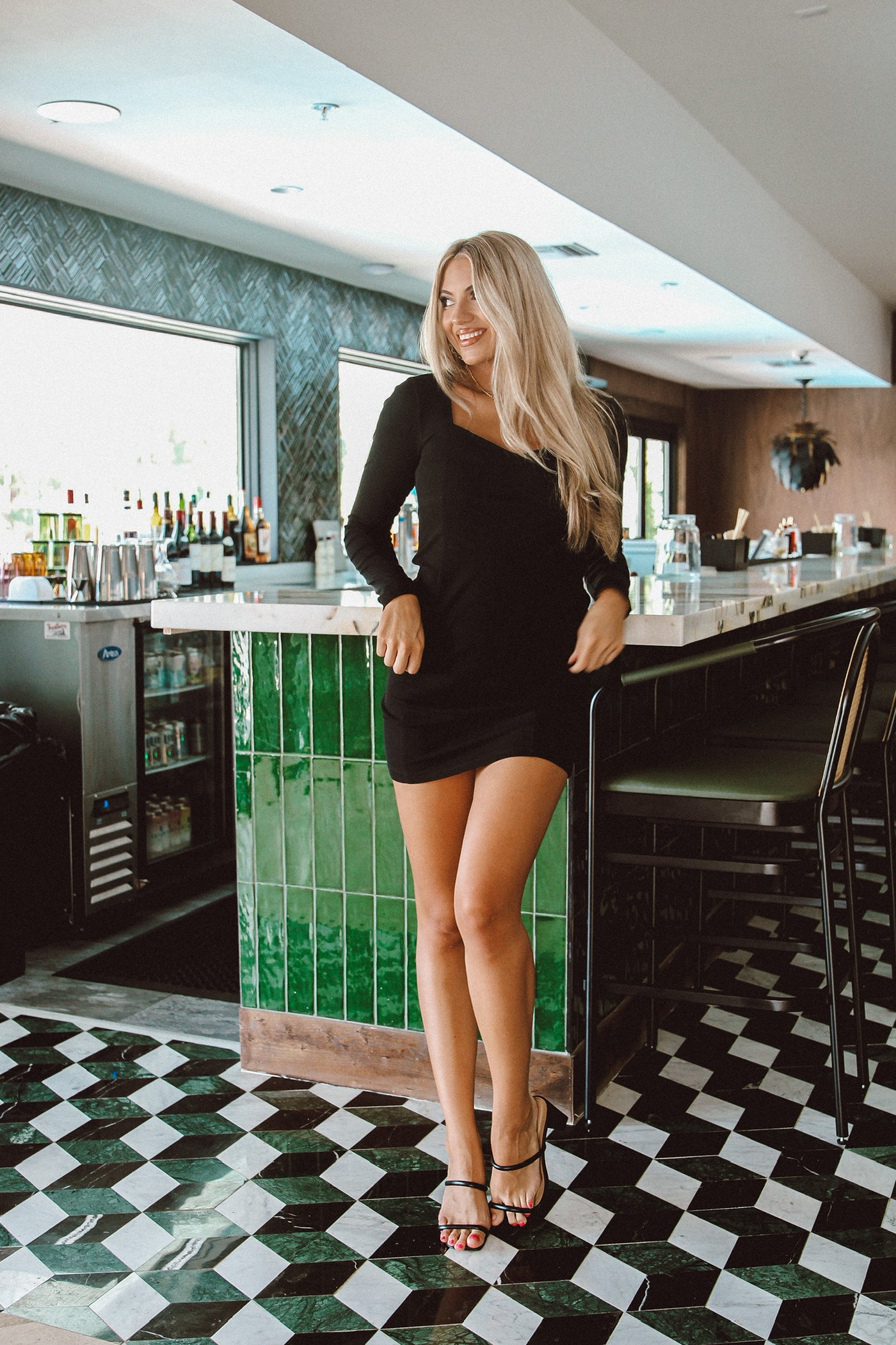 Props To You Ribbed Bodycon Dress