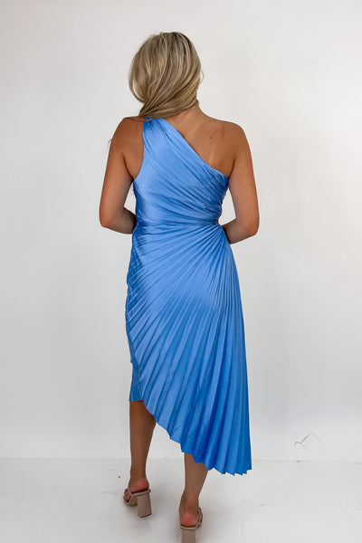 Romantic Ways Pleated Maxi Dress