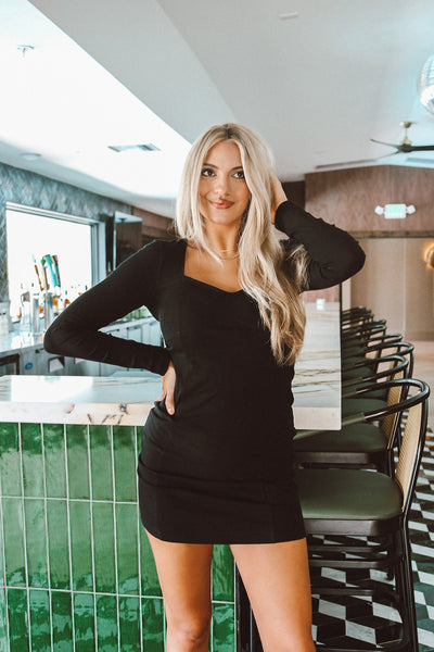 Props To You Ribbed Bodycon Dress