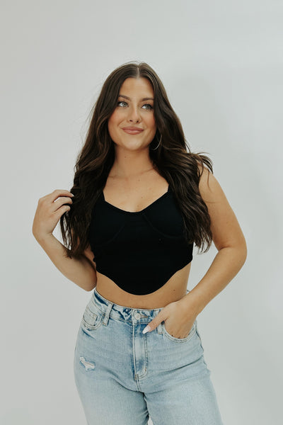 Baby Girl Cropped Tank Top