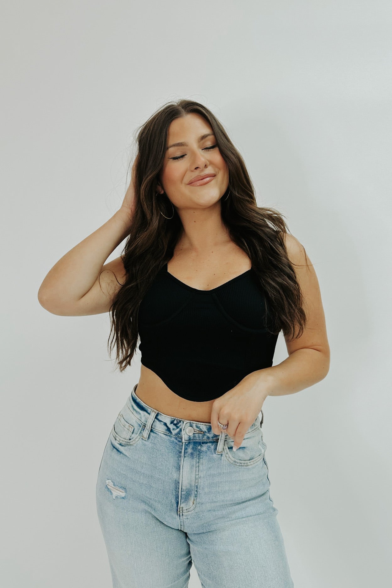 Baby Girl Cropped Tank Top