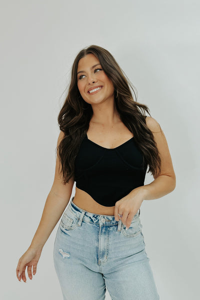 Baby Girl Cropped Tank Top