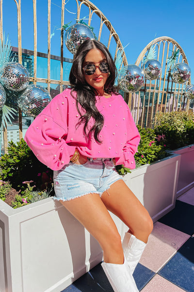 Trust Fund Babe Pearl Sweatshirt