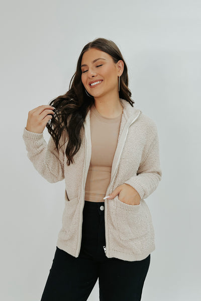 Taking The Leap Zip Sweater