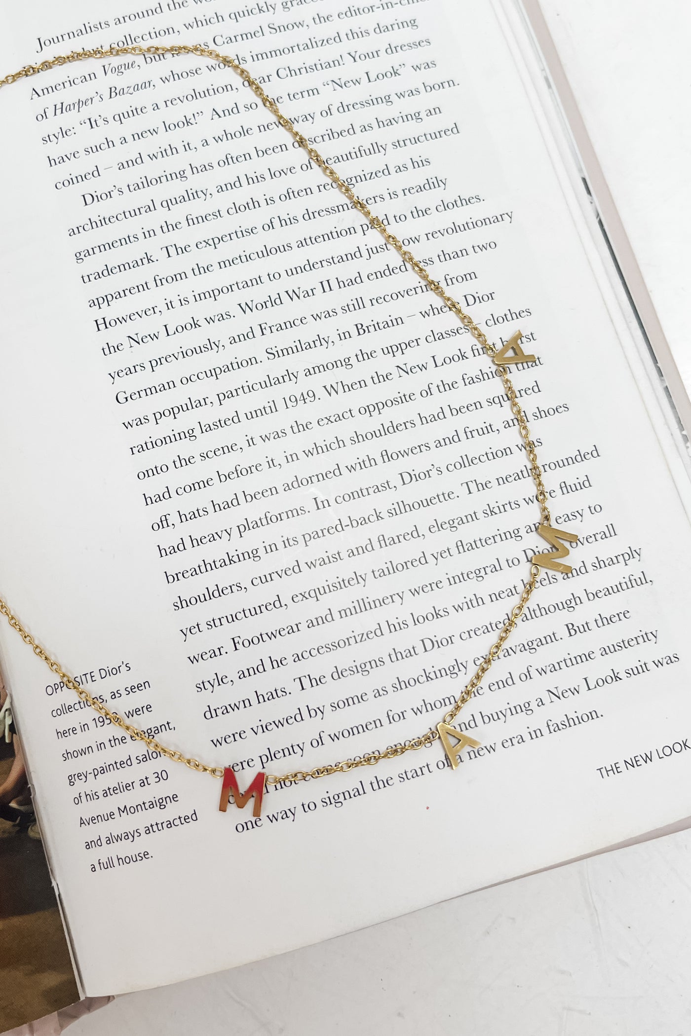MAMA Gold Chain Necklace