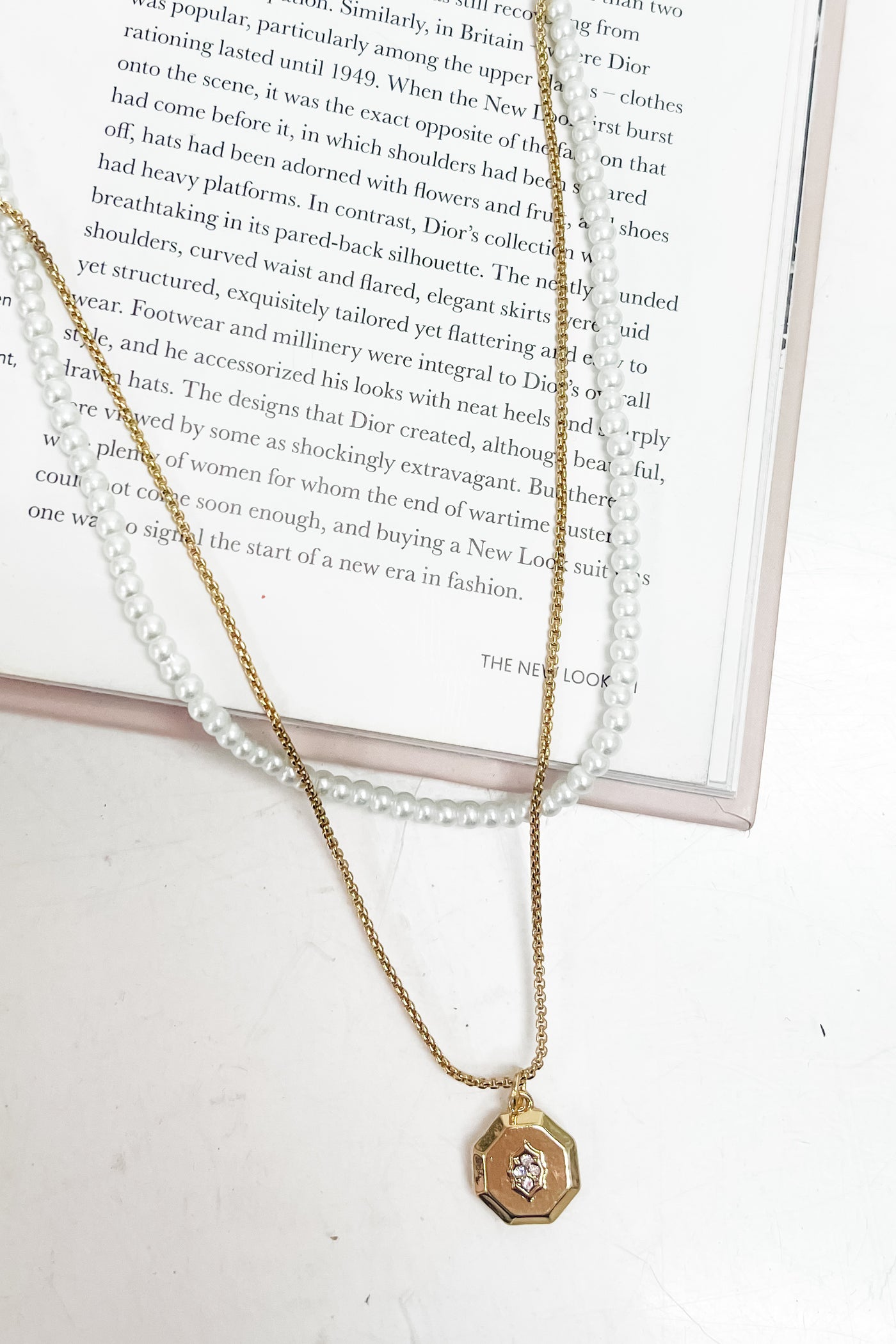 Sadie Pearl Layered Necklace
