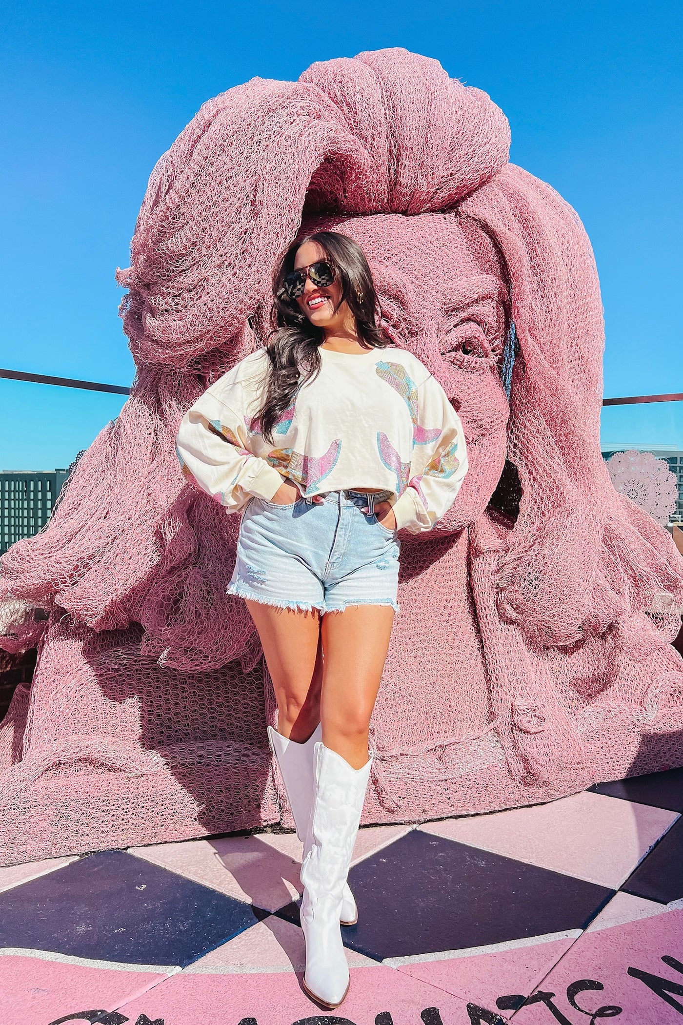 Channeling Lainey Rhinestone Sweatshirt