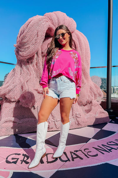 Channeling Lainey Rhinestone Sweatshirt
