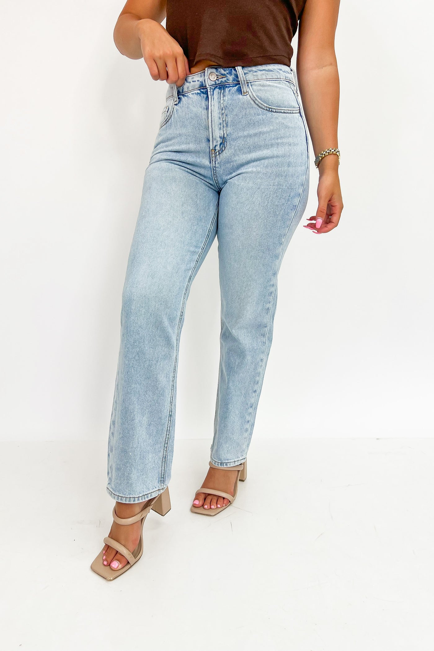 Love Hurts High Rise Ankle Jean