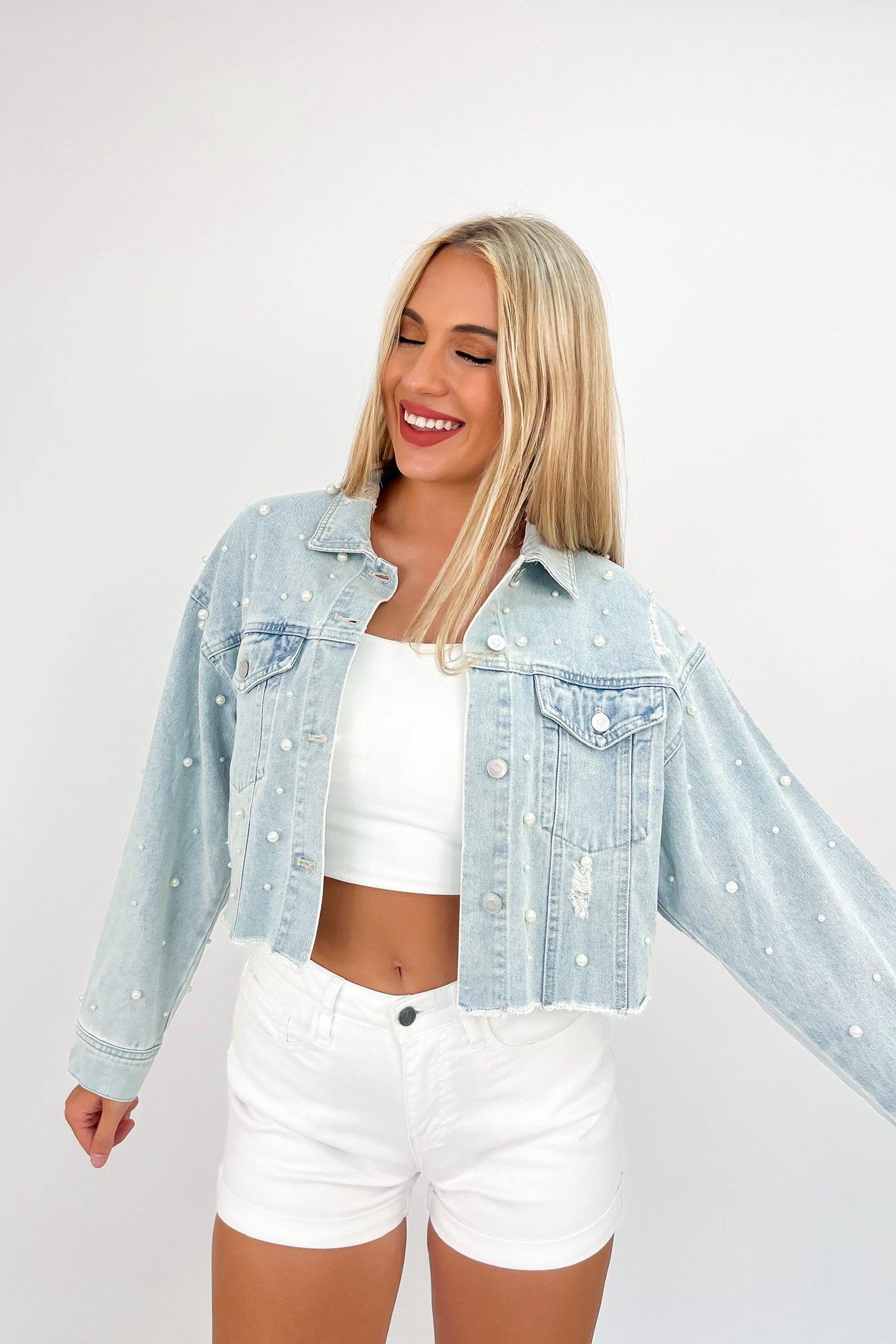 Let's Go Girls Denim Jacket