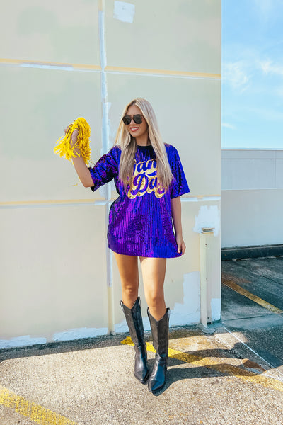 Gameday Glam Sequin Dress