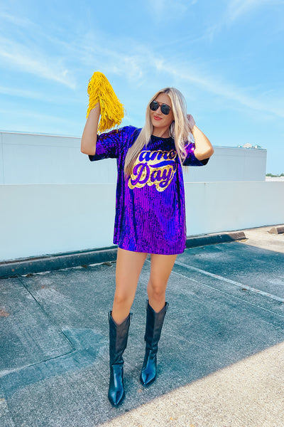 Gameday Glam Sequin Dress