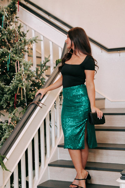 Luxe Lady Sequin Skirt