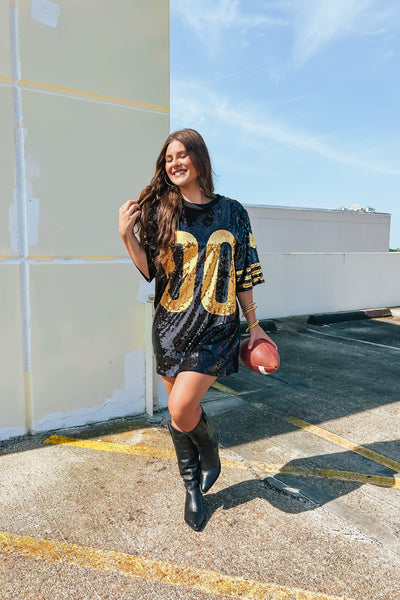 Double Zero Sequin Dress