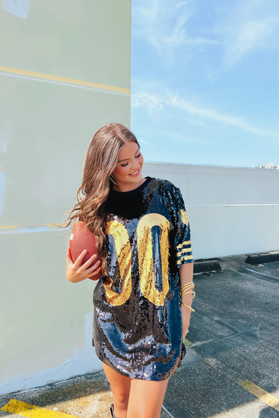 Double Zero Sequin Dress
